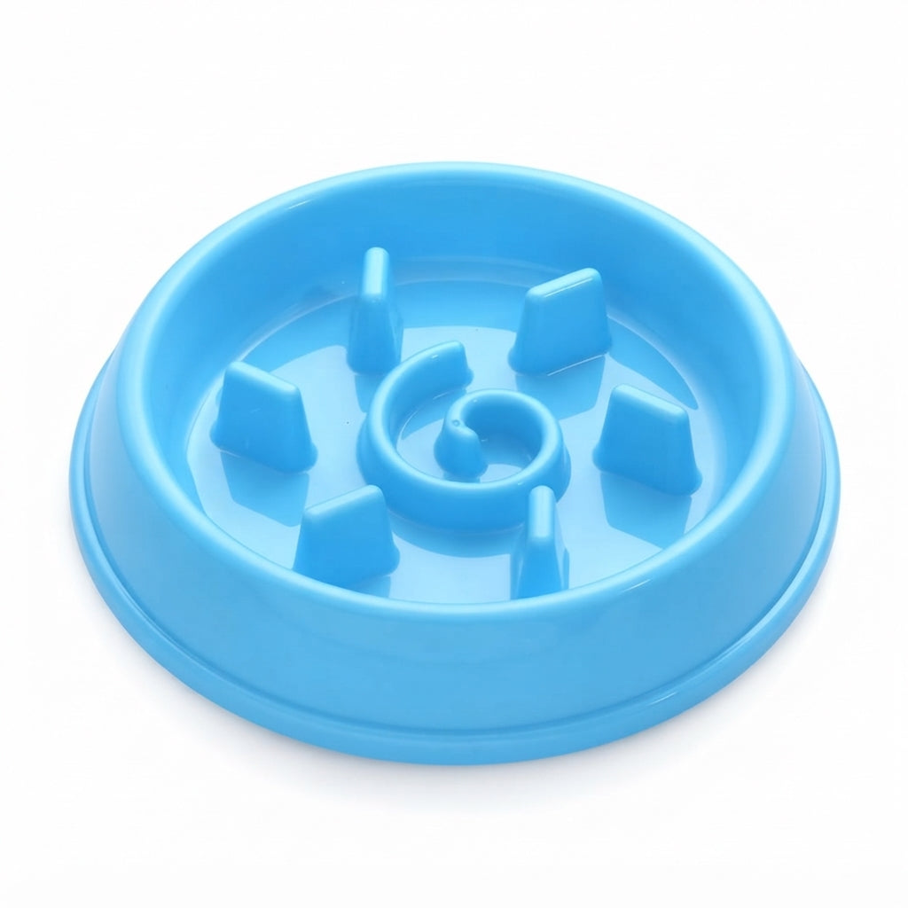 Nobby Pet Slow Feeder Bowl Blue 22.5 × 22.5 × 4.5cm | TBL2228