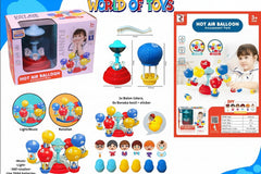 Hot Air Balloon Amusement Park - Music, Lights & 360° Rotating Ride Toy | ZR215