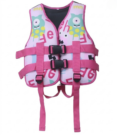 سترة نجاة ZIBIN Life Jacket - وردي، مقاس M | 585-19