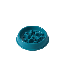 Nobby Bone Shape Pet Slow Feeder Bowl Blue 600ml | TBL461