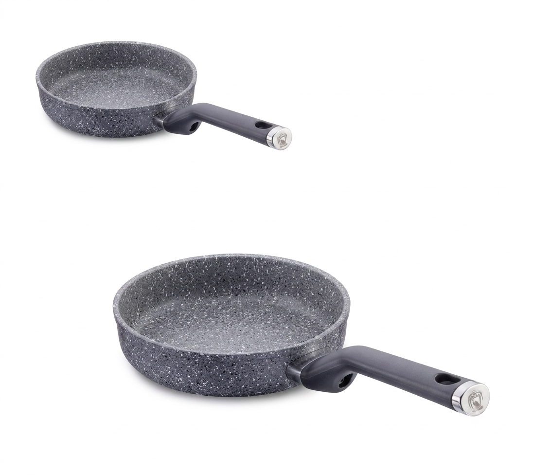 Korkmaz Set of 2 Palma Frypan 20 + 26 cm
