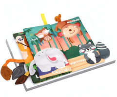 Baby Soft Cloth Book - Forest Animals | 668-123AB