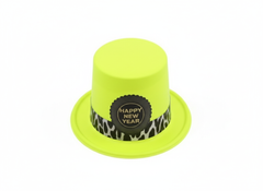 Neon Happy New Year Party Hat - Yellow | AL1836