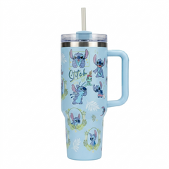 Stitch Stainless Steel Double Wall Vacuum Insulated Tumbler 1200ml - Baby Blue | C3997-BBL