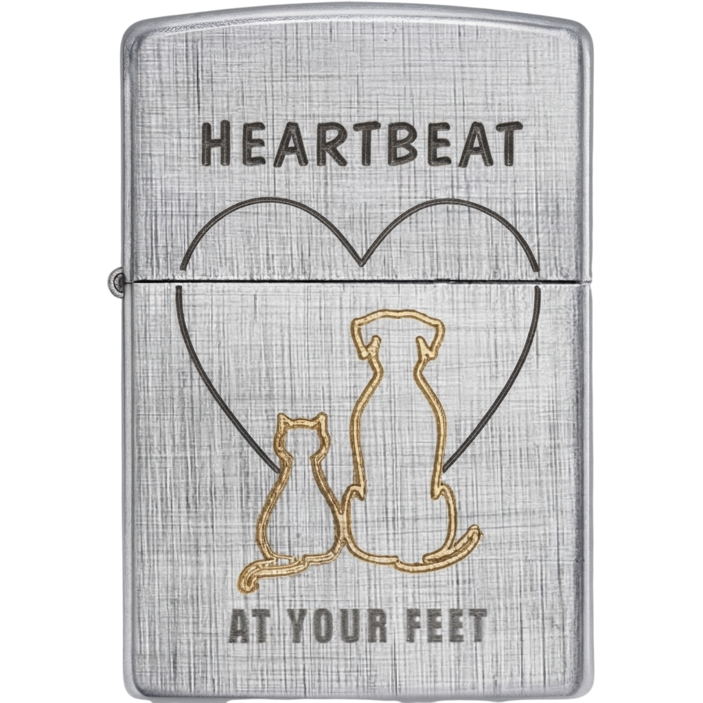 Zippo Cat and Dog Design Windproof Lighter | 29258