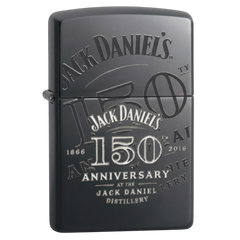 Zippo Jack Daniel's 150th Anniversary Black Ice Windproof Lighter | 29150