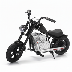 Kids Electric Chopper Motorcycle Ride-On Toy - Black | MOT-618/B