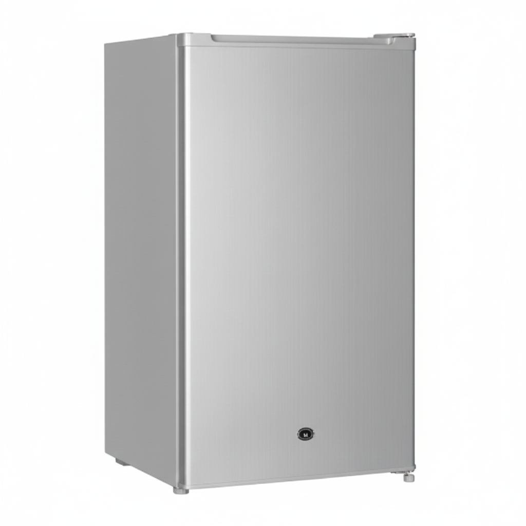 Queen Chef 100L One-Door Compact Fridge D-Frost - Silver | BC 100S