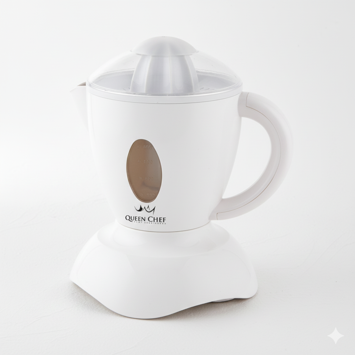 Queen Chef 20W Citrus Juicer, 800ML, Auto Start/Stop, Juice Level Indicator – White | QCCJ030