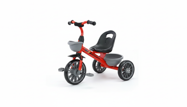 Red Kids Tricycle with Rear Storage Bucket | 183