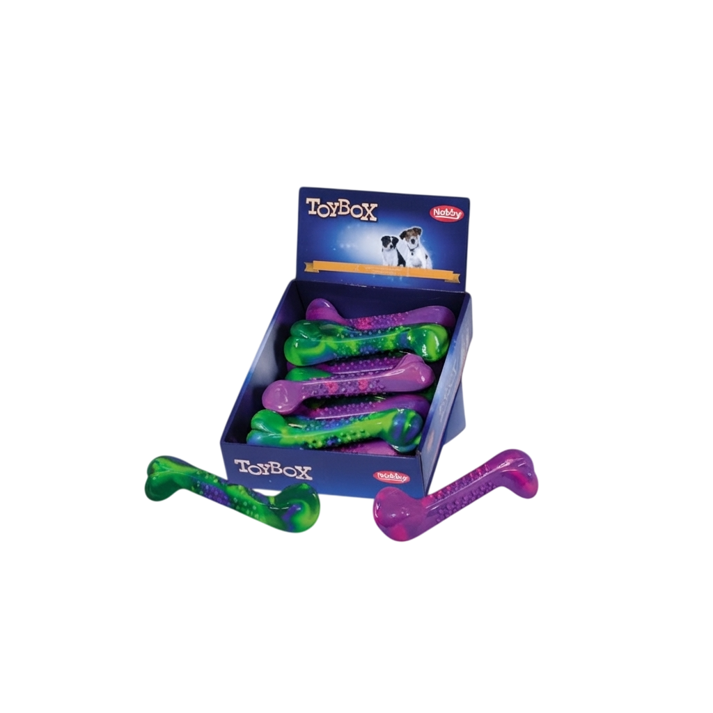 Nobby TPR Bone Assorted 19cm Dog Toy | 61538