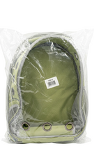 Oem Pet Backpack Carrier with Side Zipper - Green