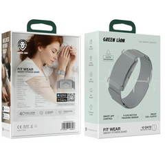 Green Lion Fit Wear Smart Fitness Band - White | GNFWSMTBNDWH