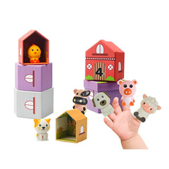 Soft Animal Nesting Box - 18 Pieces Educational Toy Set | 1247