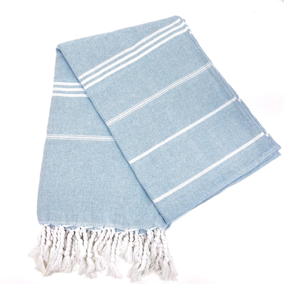 Turkish Beach Towel 100×180CM – Blue | AL42238-3
