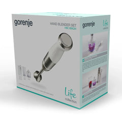 Gorenje Hand Blender Set 800W - Stainless Steel / White | HBC806QW