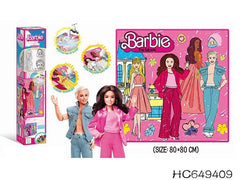 Barbie Drawing Mat with Color Overlays | Z185-8F