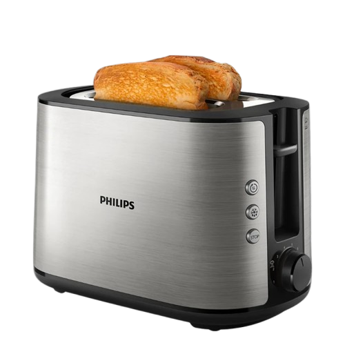 Philips Viva Collection 2-Slice 950W Stainless Steel Toaster | HD2650