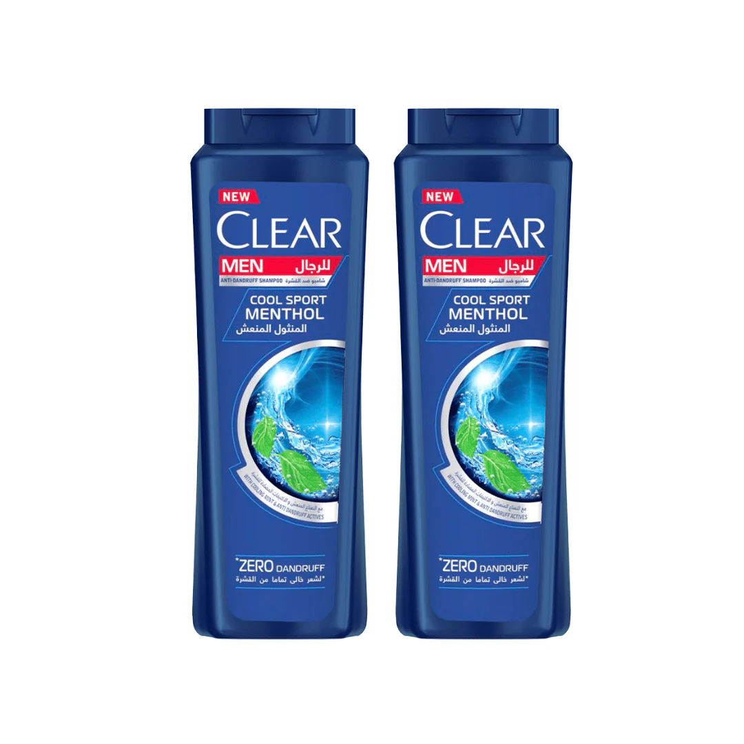 Clear Anti-Dandruff Shampoo Cool Sport Menthol 600ml 2 @ 20% OFF | 290860