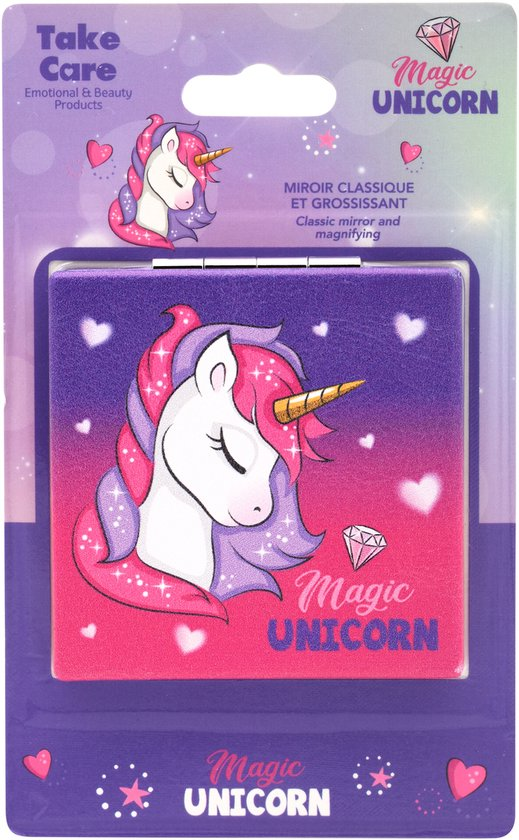 Unicorn Double Sided Pocket Mirror Assorted | ASS24