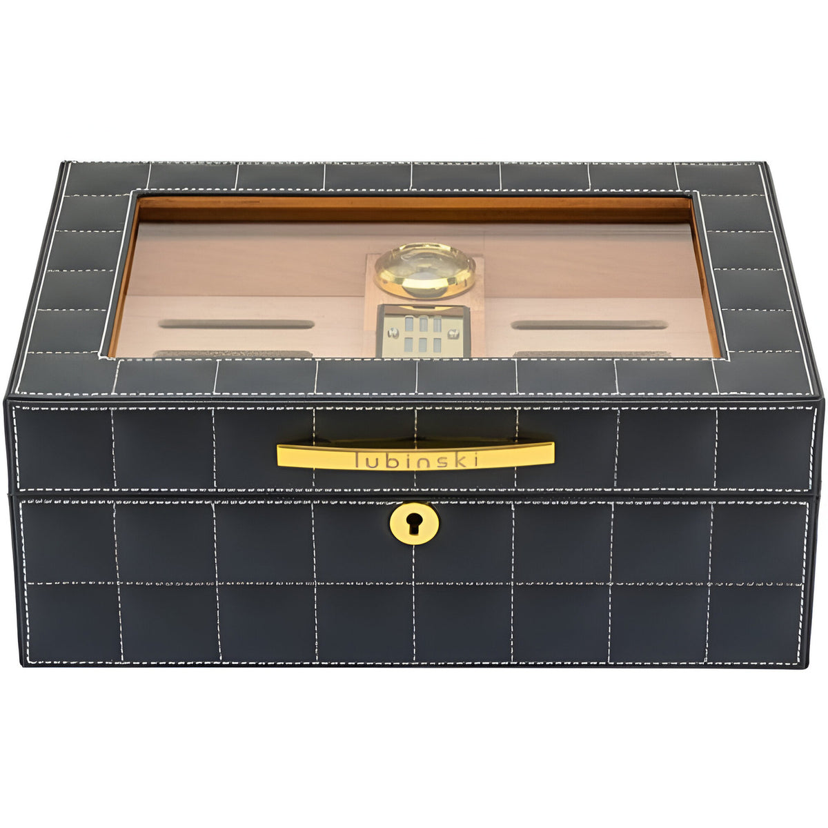 Hemingway Lubinski Cigar Humidor 50 Cigar – Black | HMW-YJA60011