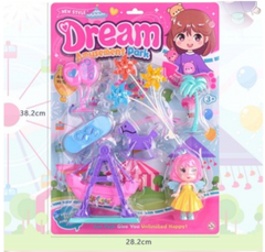 Dream Amusement Park Doll & Ferris Wheel Playset | HS016-1