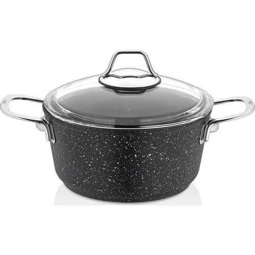 Falez Granitec 26 Cm Shallow Casserol Black Line | HUR-A-15313