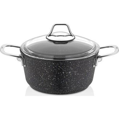 Falez Granitec 26 Cm Shallow Casserol Black Line | HUR-A-15313