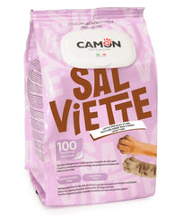 Camon Salviette Milk & Honey Cleansing Pet Wipes - Alcohol & Paraben Free