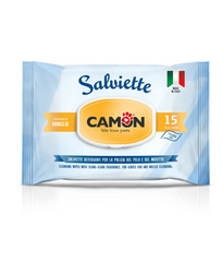 Camon Salviette Vanilla Pocket Cleansing Pet Wipes 15 Sheets