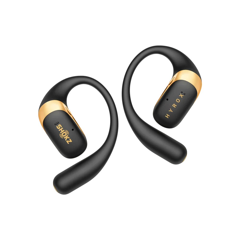 Shokz OpenFit 2+ x HYROX Open-Ear Earbuds Black/Gold | T921