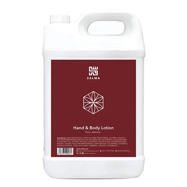 Salma Hand & Body Lotion Pure Jasmine Refill 5L
