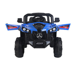 Kids Off-Road Electric Ride-On Car – Blue with Opening Doors | DLX-2023