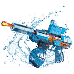 SMG Electric Water Gun with Light & Spray Effects - Blue | AL518-22