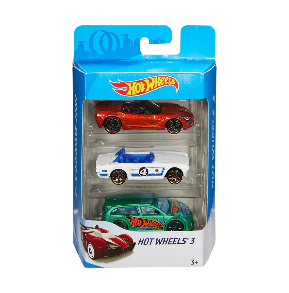 Hot Wheels Basic Car 3-Pack Assortment | MTHW5904