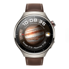 Huawei Watch 4 Pro – Dark Brown Leather Strap | Watch 4 Pro