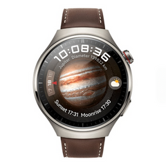 Huawei Watch 4 Pro â Dark Brown Leather Strap | Watch 4 Pro