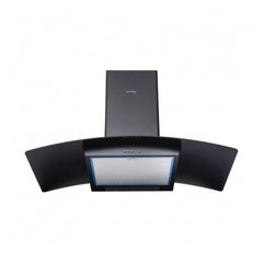 SUPER CHEF Wall Mounted Hood 90 Cm Black |   IBER-90-BL