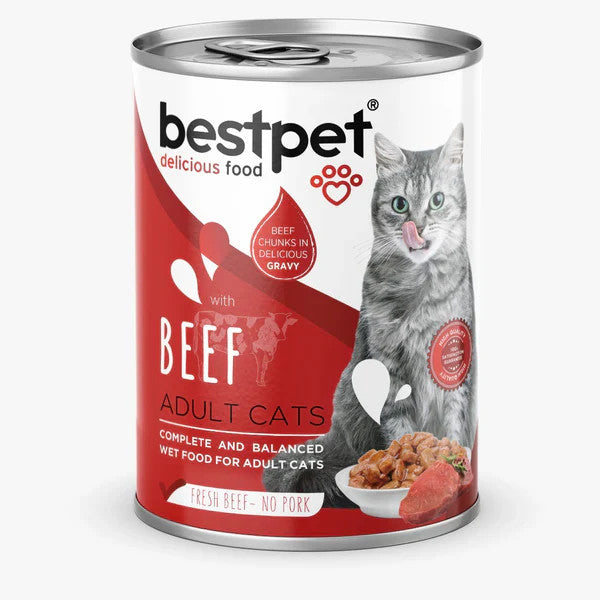 Best Pet Beef in Gravy Wet Cat Food 400 g | P0011