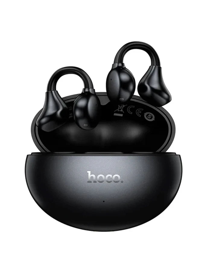 Hoco EA8 Open-Ear True Wireless Clip-On Earbuds – Black | EA8