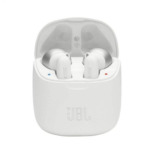 سماعة أذن داخلية لاسلكية حقيقية JBL Tune باللون الأبيض | 220TWS
