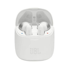 سماعة أذن داخلية لاسلكية حقيقية JBL Tune باللون الأبيض | 220TWS