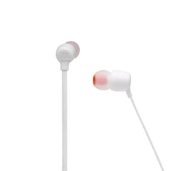 JBL Tune 125BT White Bluetooth Wireless In-Ear Earphones | JBLT125BTWHTAM