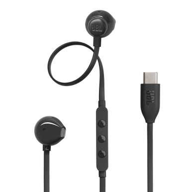 JBL Tune 305C USB-C Earphones Black | JBLT305CBLK