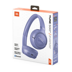 سماعات الرأس اللاسلكية JBL Tune 530BT فوق الأذن باللون الأرجواني | JBLT530BTPUR