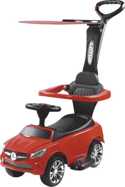 Lotus Red Push Car for Kids - Stroller Style Ride | JY-Z06C