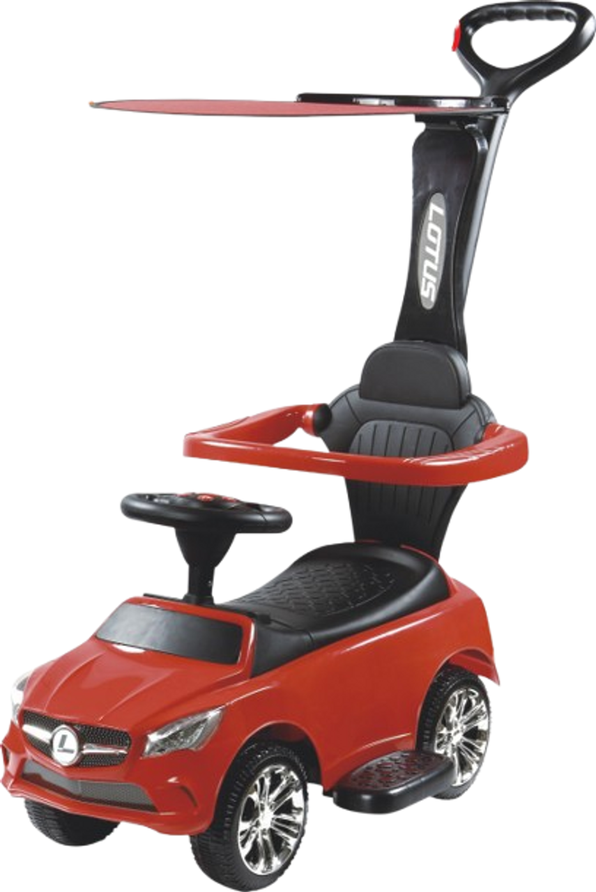 Lotus Red Push Car for Kids - Stroller Style Ride | JY-Z06C
