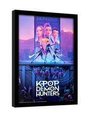 KPop Demon Hunters Framed Wall Art Picture | Z1312