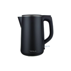 Tesla Kettle  1.5L ,1850-2200w , Black Inox |KT301BX