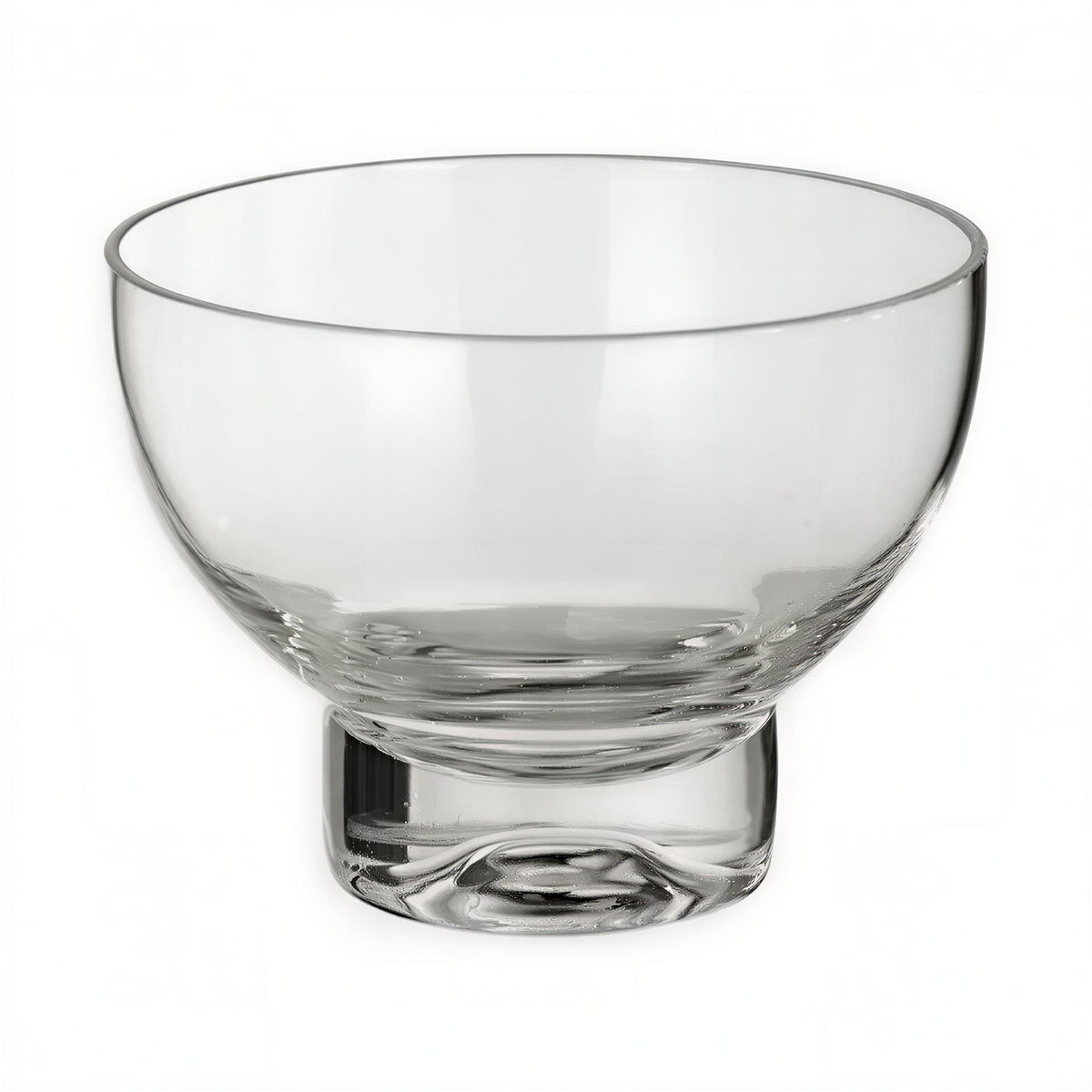 SMALL SALAD BOWL HEAVY BASE CLEAR | KY1007C